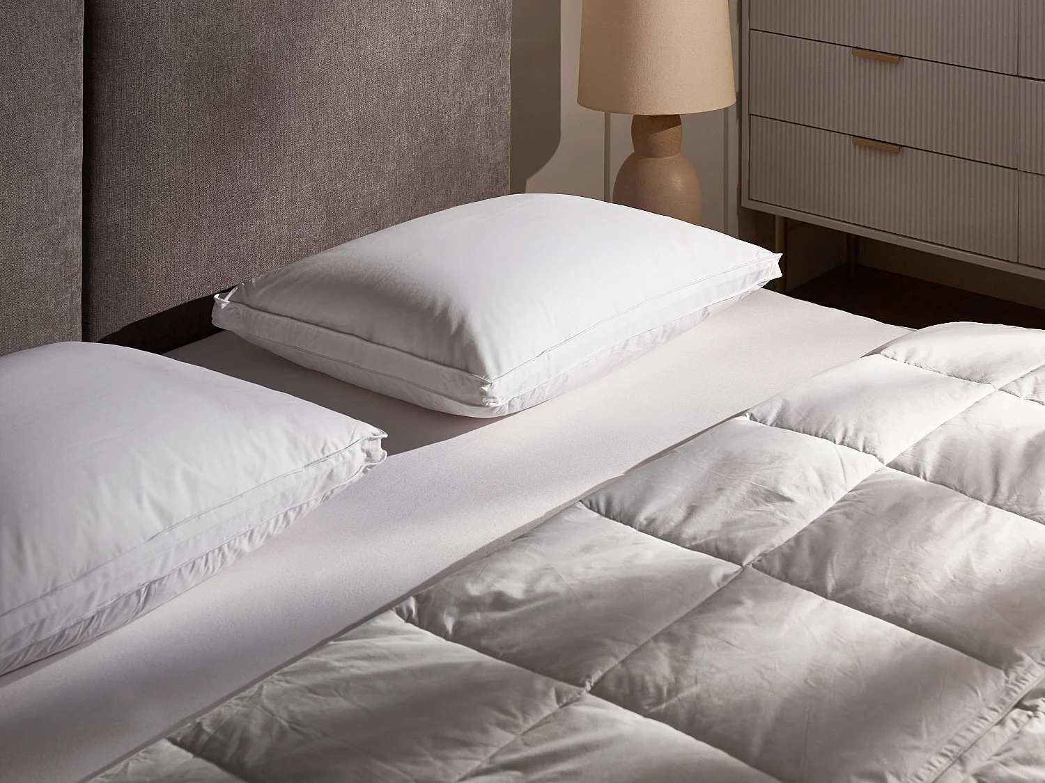 Oreiller FELDBERG Haut 50 x 60 cm Blanc