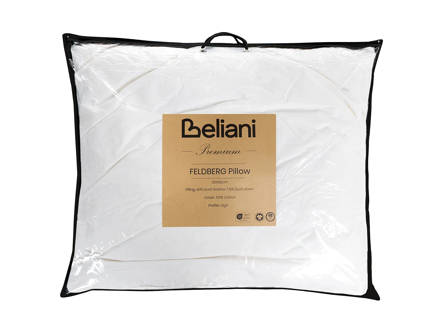 Oreiller FELDBERG Haut 50 x 60 cm Blanc