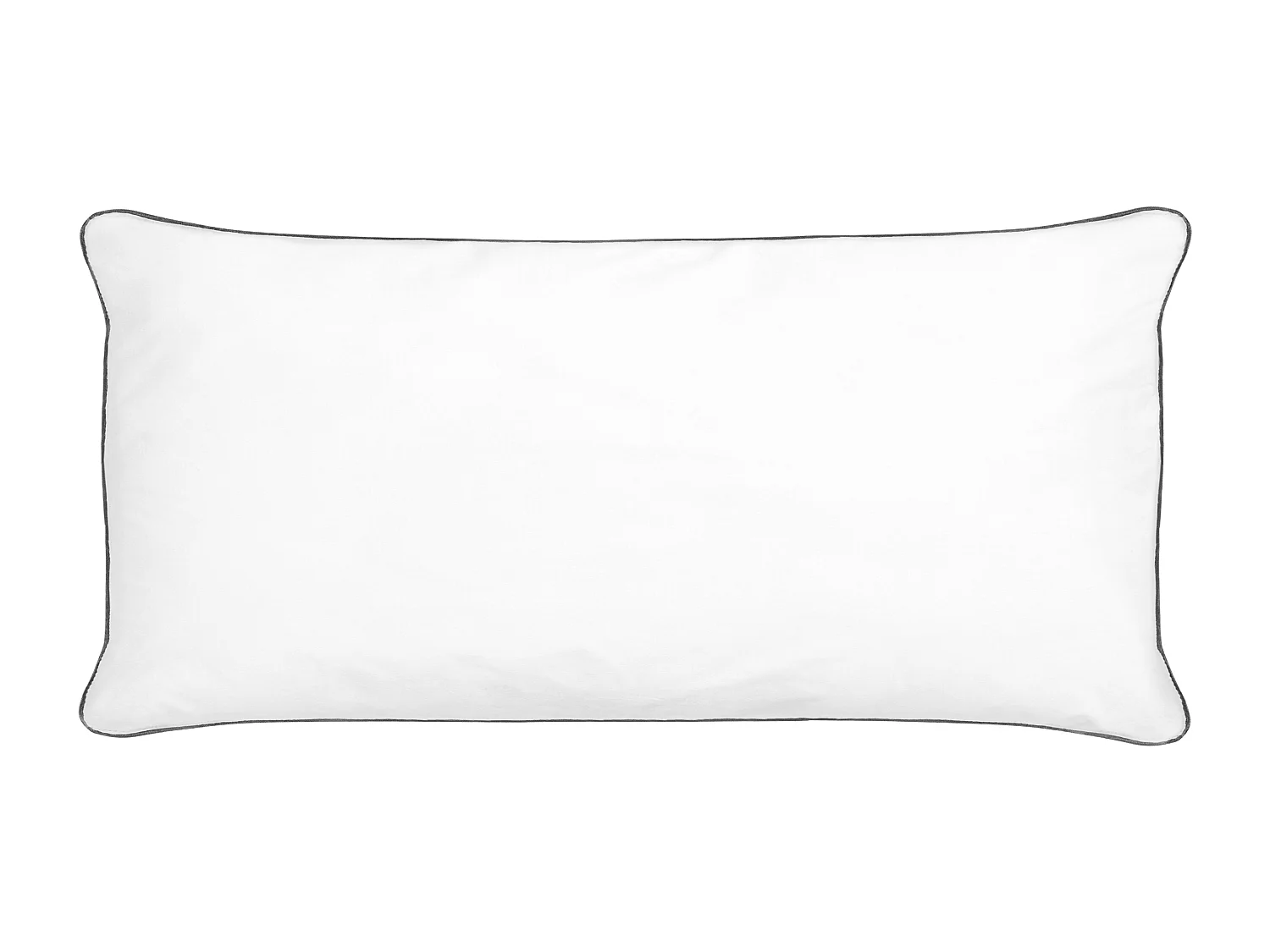 Set van 2 kussens PELISTER Laag Microvezels 40 x 80 cm Wit