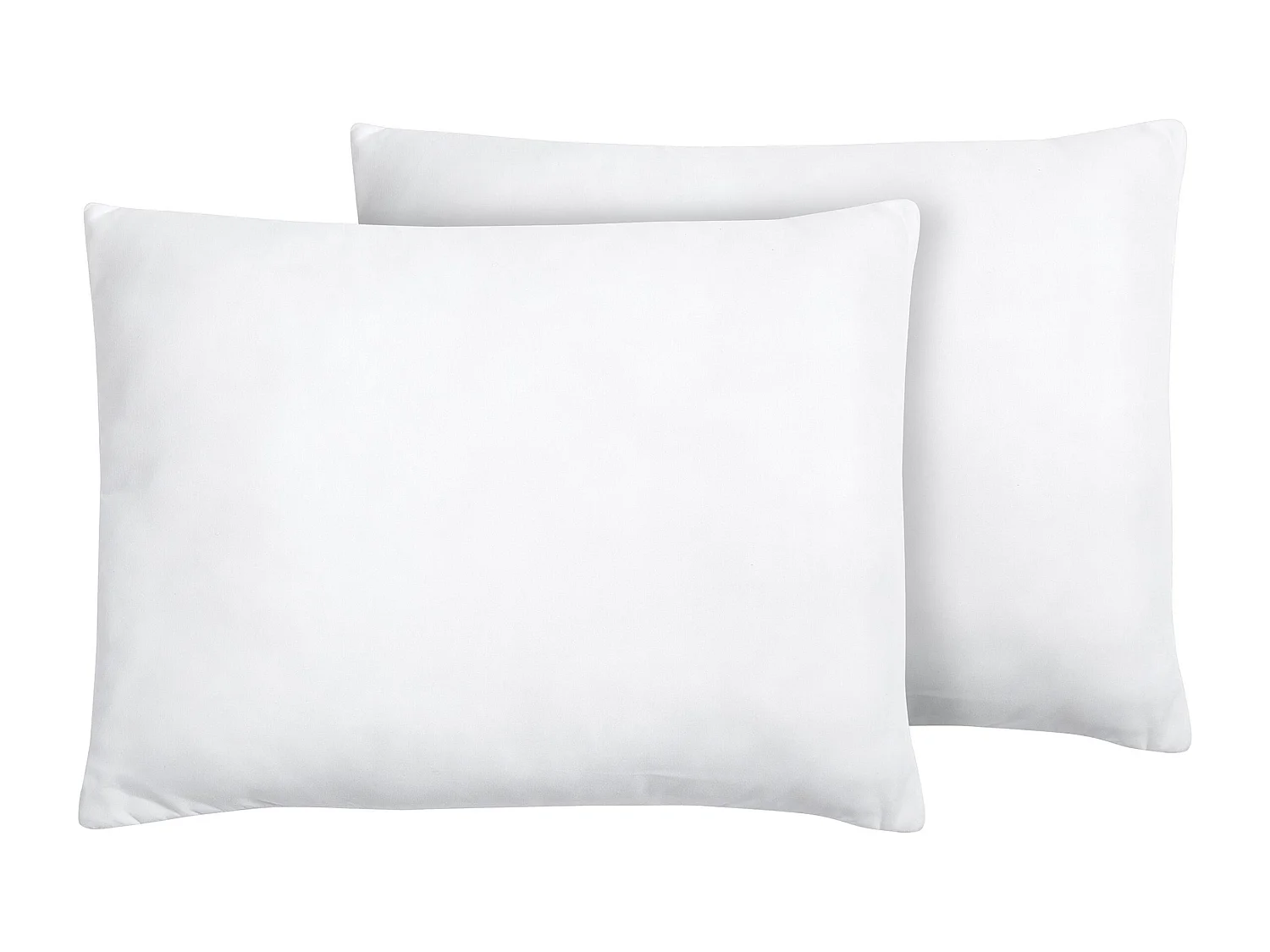 Lot de 2 oreillers ERRIGAL Bas Microfibre 50 x 60 cm Blanc