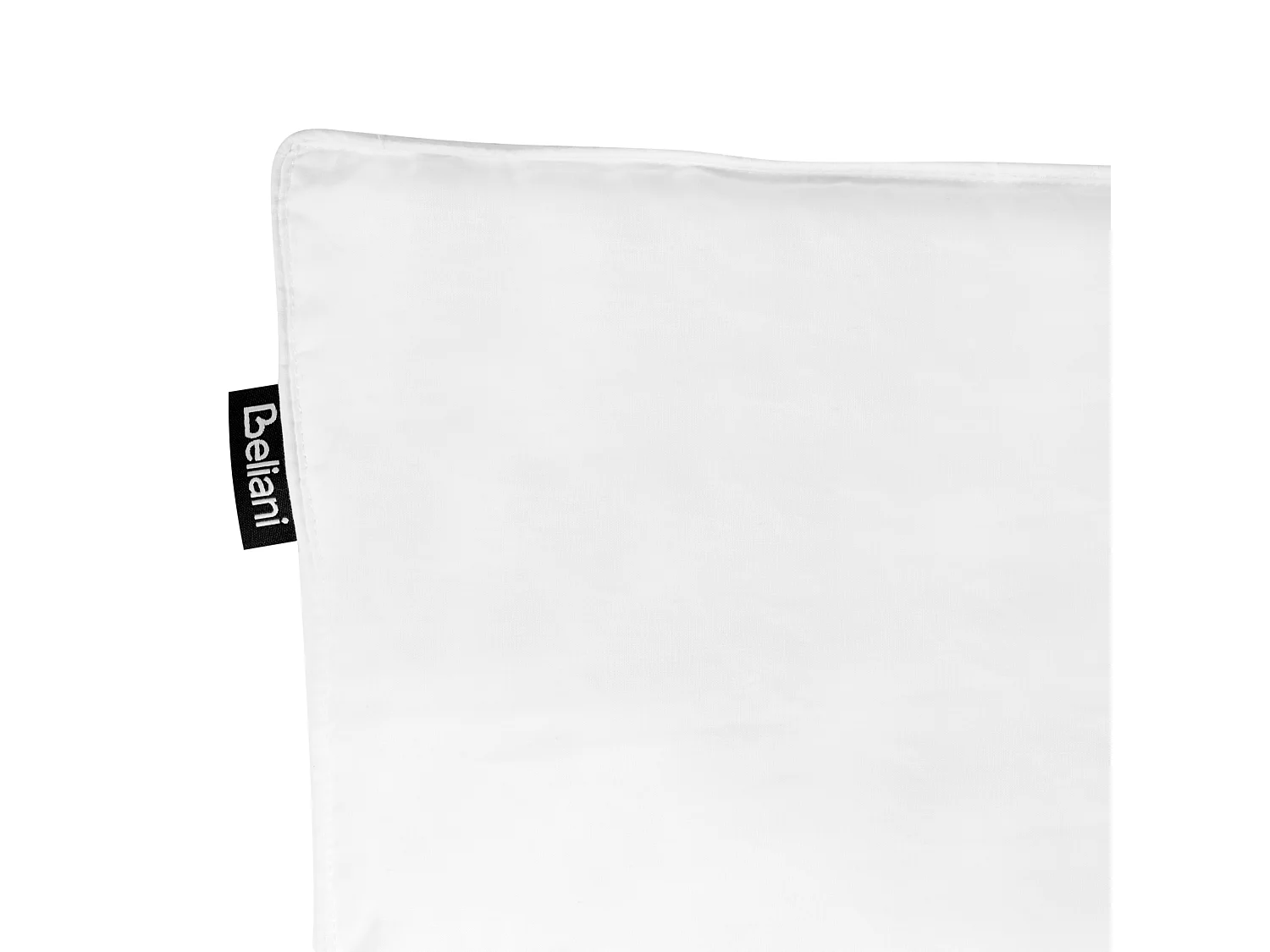 Conjunto de 2 almofadas FELDBERG Alta Penas e plumas de pato 80 x 80 cm Branco