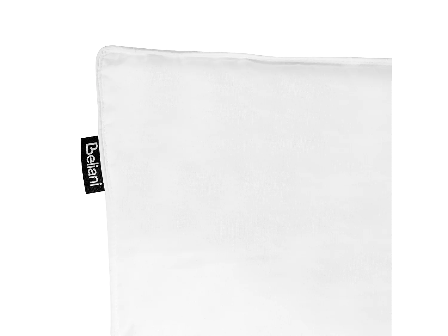 Conjunto de 2 almofadas FELDBERG Alta Penas e plumas de pato 80 x 80 cm Branco