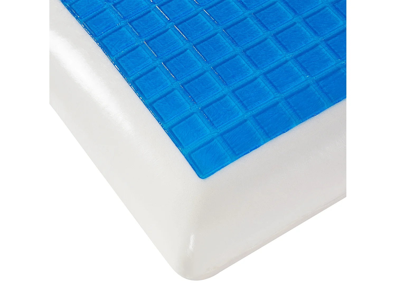 Oreiller EMIN Haut Mémoire de forme 40 x 60 cm Blanc