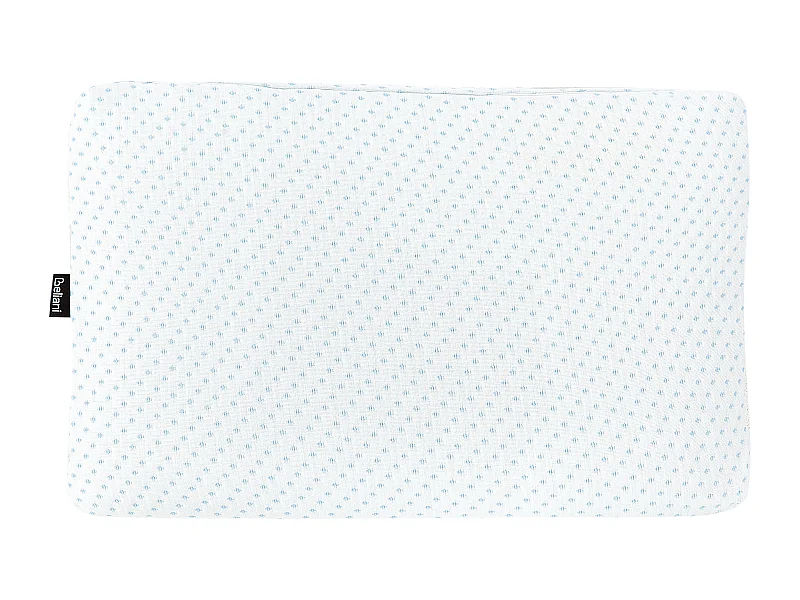 Oreiller MUIR Bas Mémoire de forme 55 x 35 cm Blanc