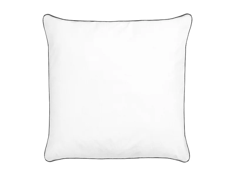 Kopfkissen PELISTER Niedrig Mikrofaser 80 x 80 cm Weiss