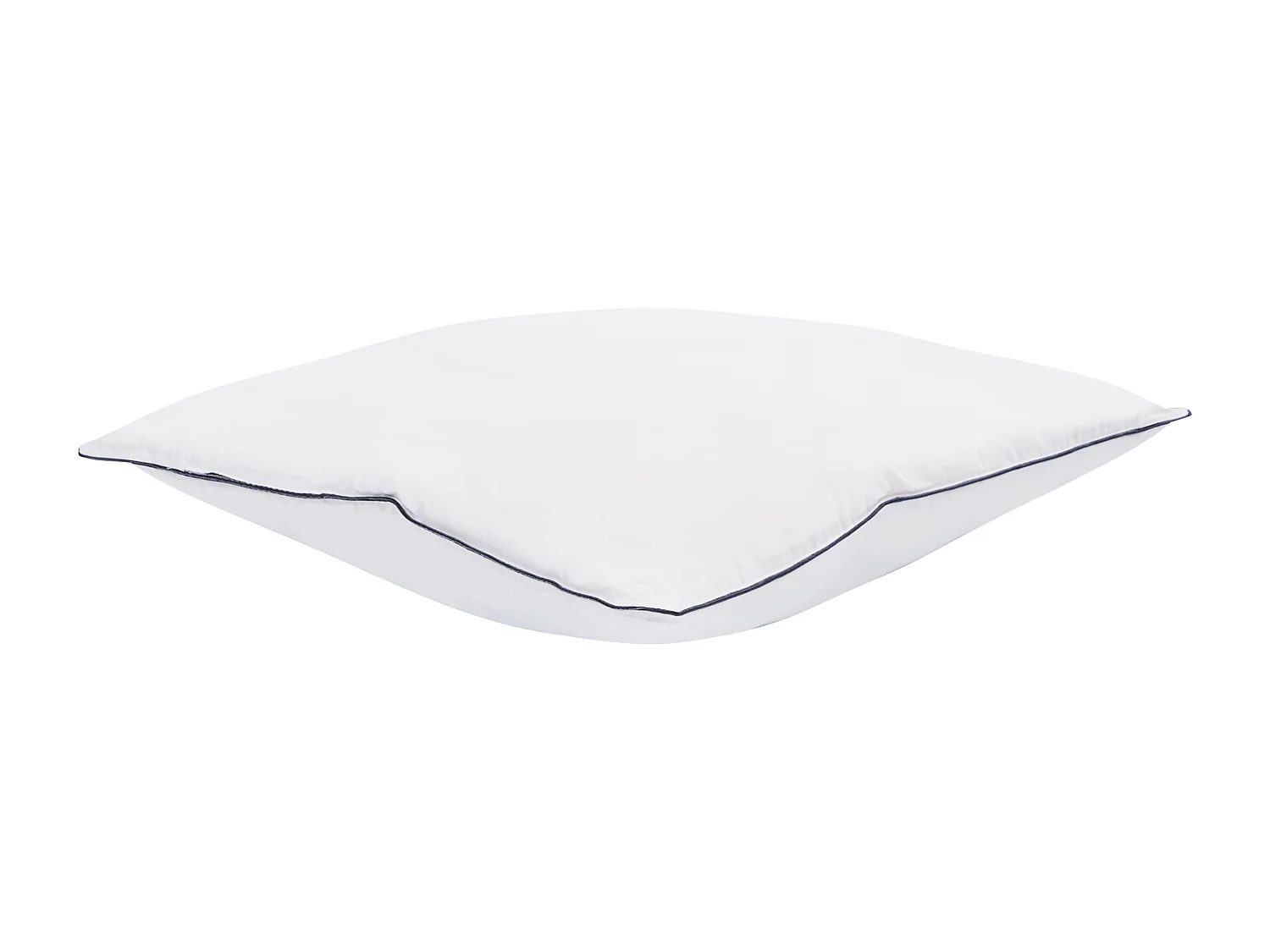 Lot de 2 oreillers PELISTER Bas Microfibre 80 x 80 cm Blanc