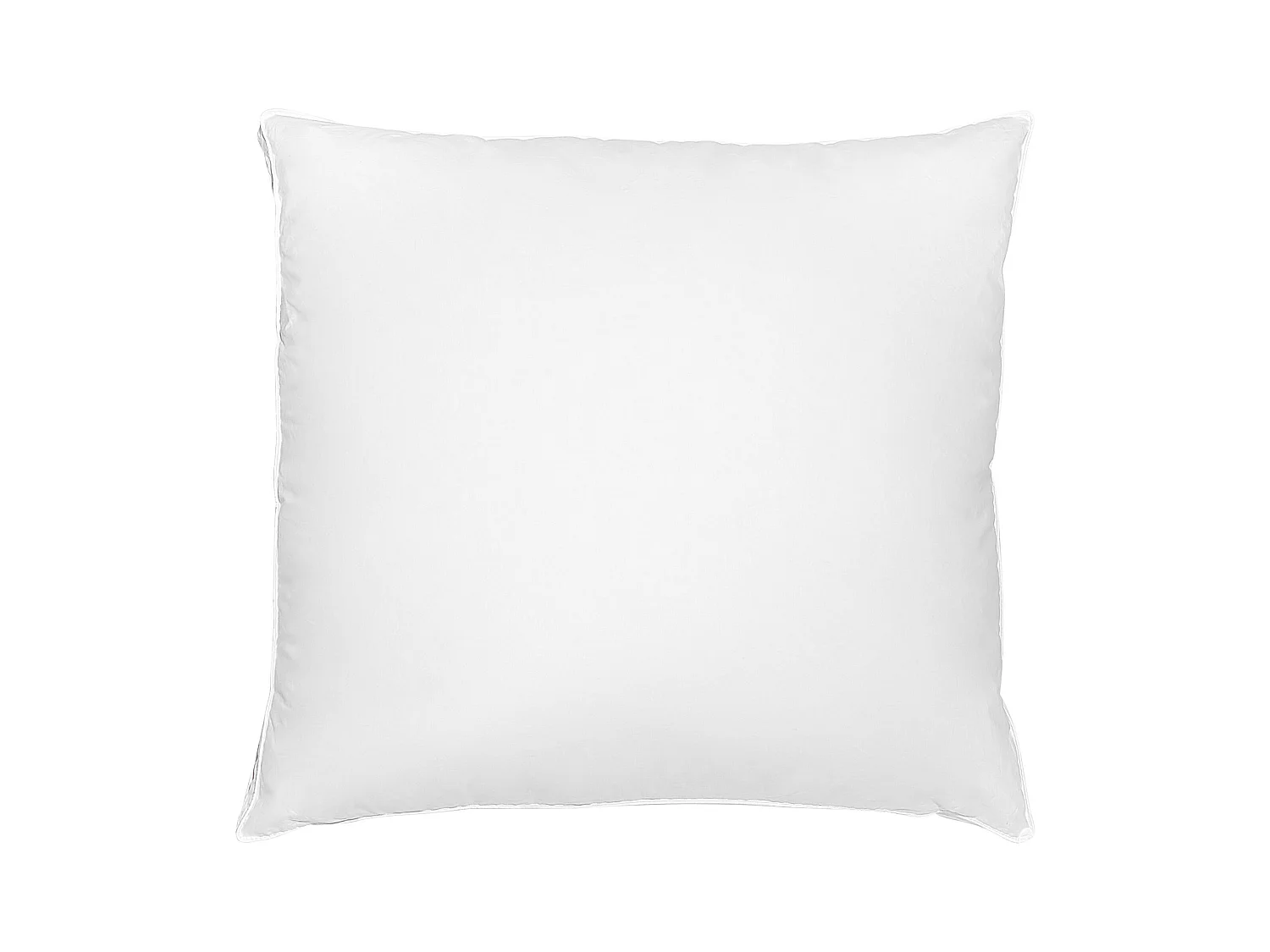 Kopfkissen FELDBERG Hoch Entenfederchen und daunen 80 x 80 cm Weiss