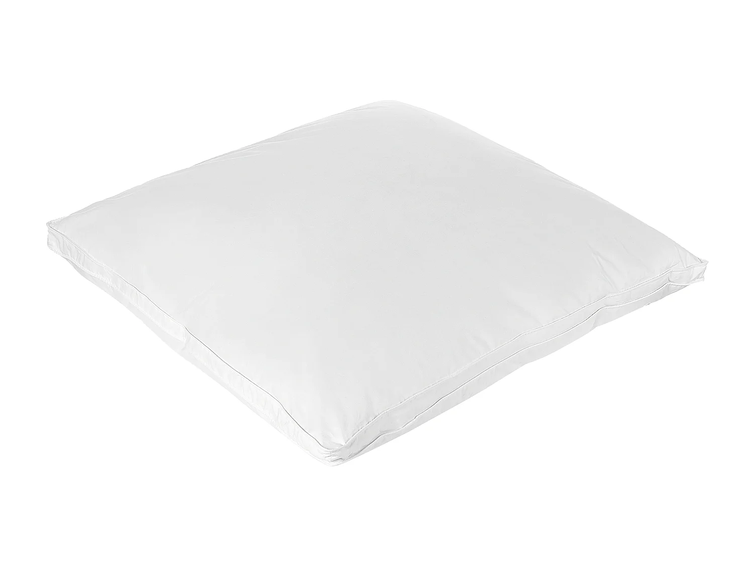 Kissen 2er Set VIHREN Niedrig Entenfederchen und daunen 80 x 80 cm Weiss