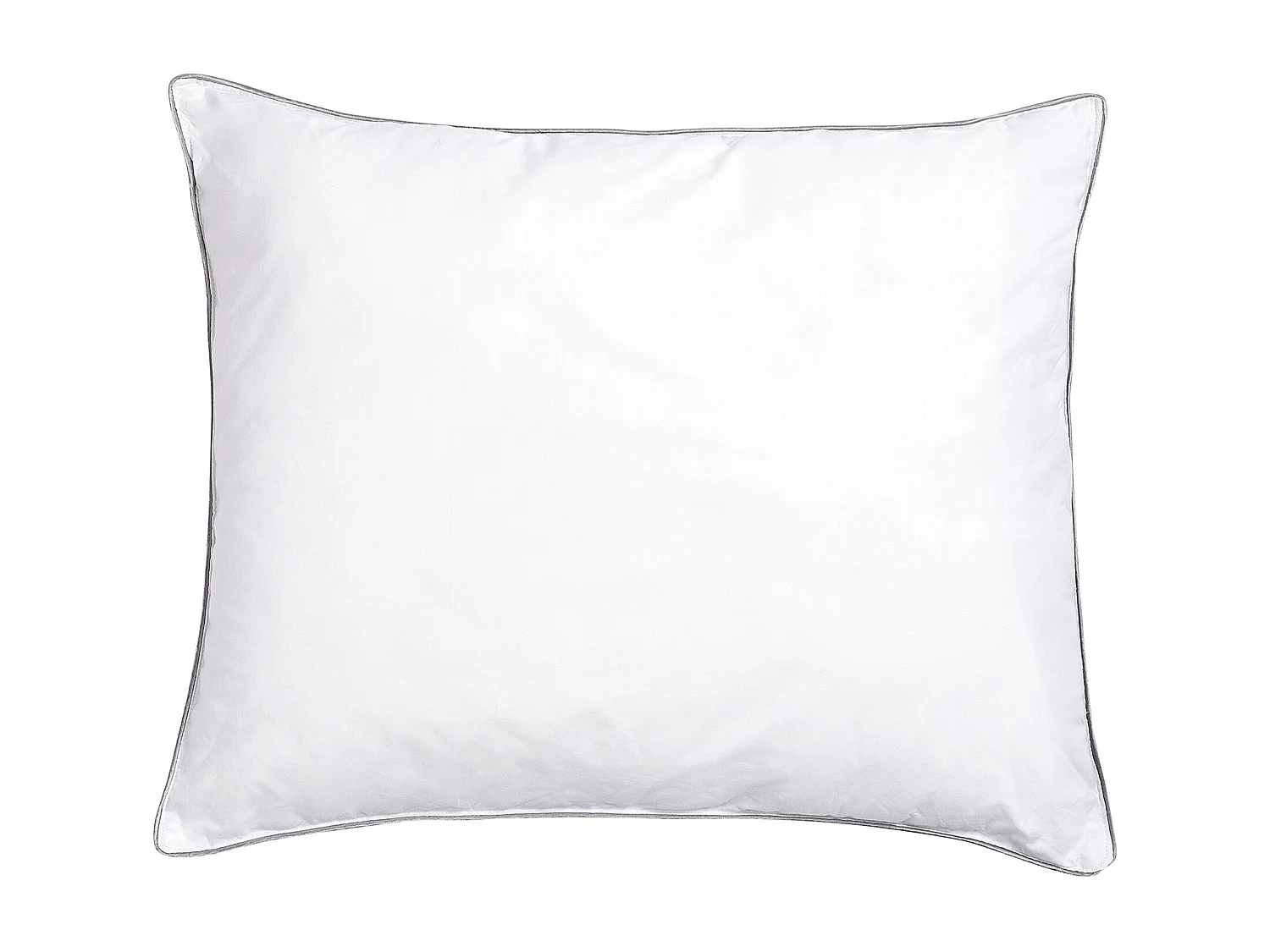 Lot de 2 oreillers PELISTER Bas Microfibre 50 x 60 cm Blanc