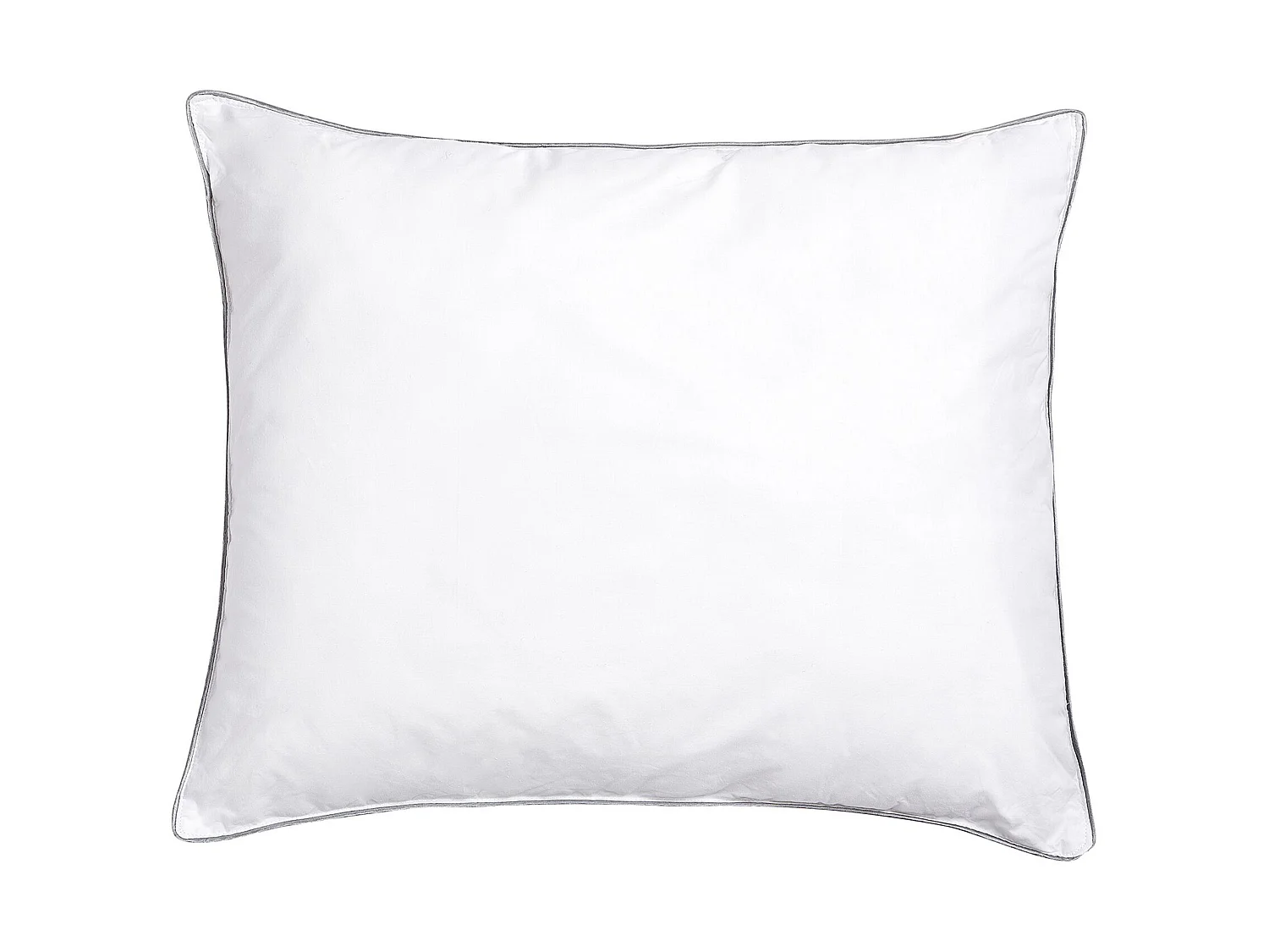 Set di 2 guanciali PELISTER Basso Microfibra 50 x 60 cm Bianco