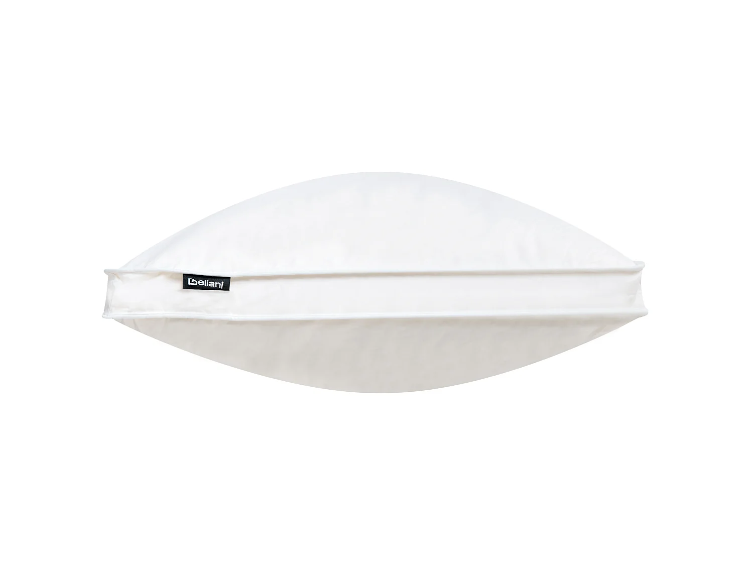 Conjunto de 2 almofadas FELDBERG Alta Penas e plumas de pato 40 x 80 cm Branco