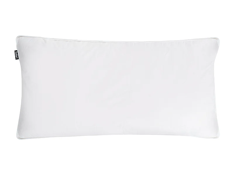 Kopfkissen VIHREN Niedrig 40 x 80 cm Weiss