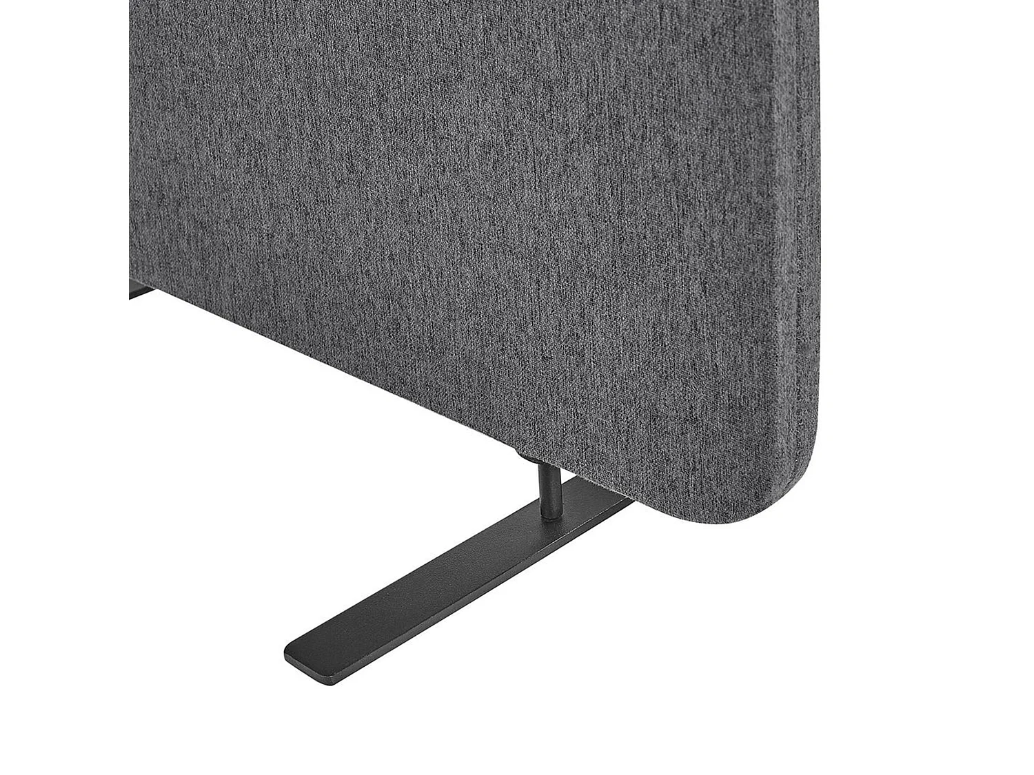 Séparation de pièce acoustique à 3 panneaux STANDI Gris 184 cm 184 cm