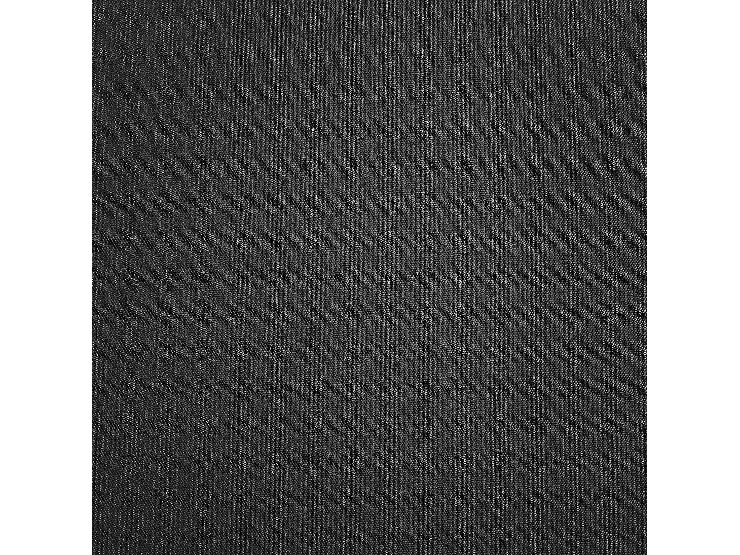 Paravent 3-teiliges 161x170 cm aus Polyester und Stahl schwarz Narni