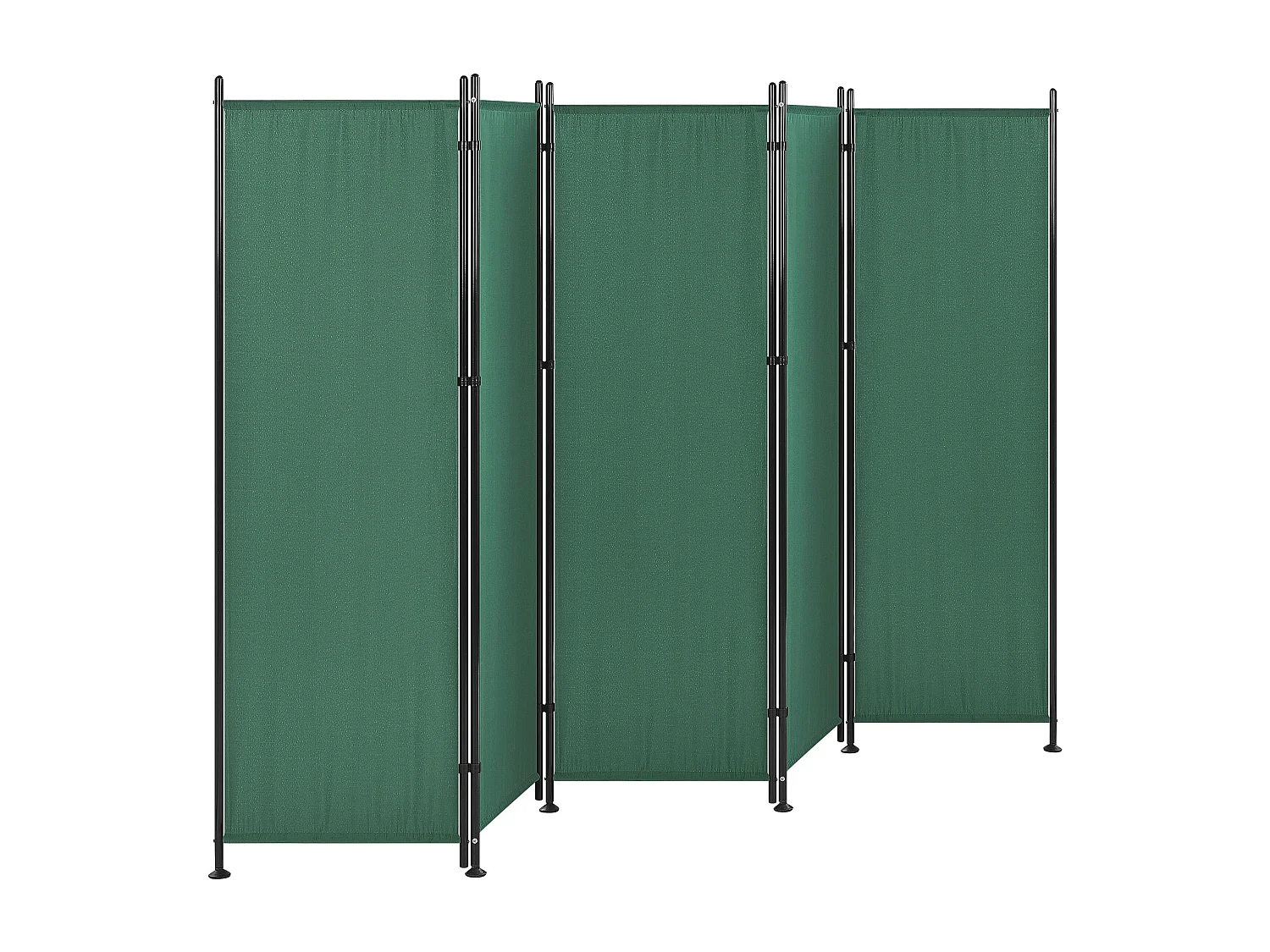 Séparateur de pièce à 5 panneaux NARNI Vert 267 cm 170 cm