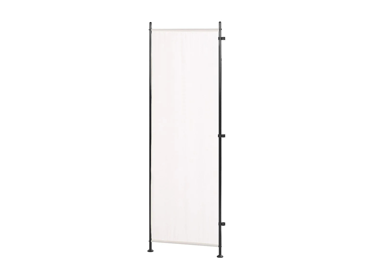 Roomdivider met 3 panelen NARNI Wit 161 cm 170 cm