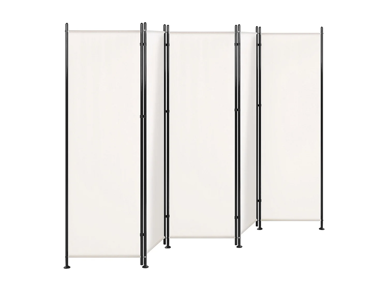 5-panelowy parawan pokojowy NARNI Biały 267 cm 170 cm