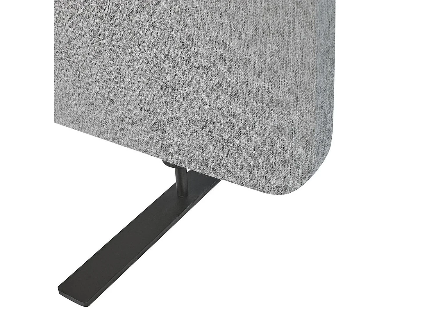 Séparation de pièce acoustique à 3 panneaux STANDI Gris clair 184 cm 184 cm