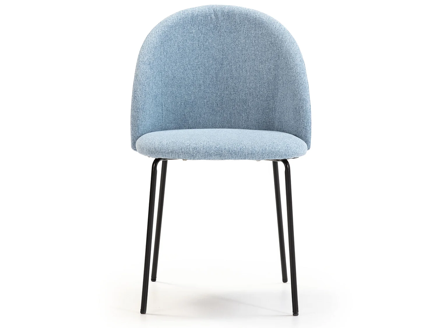 Pack 2 chaises Salle à Manger tapissées Kenia Bleu, 43 cm x 47cm x 78,5 cm