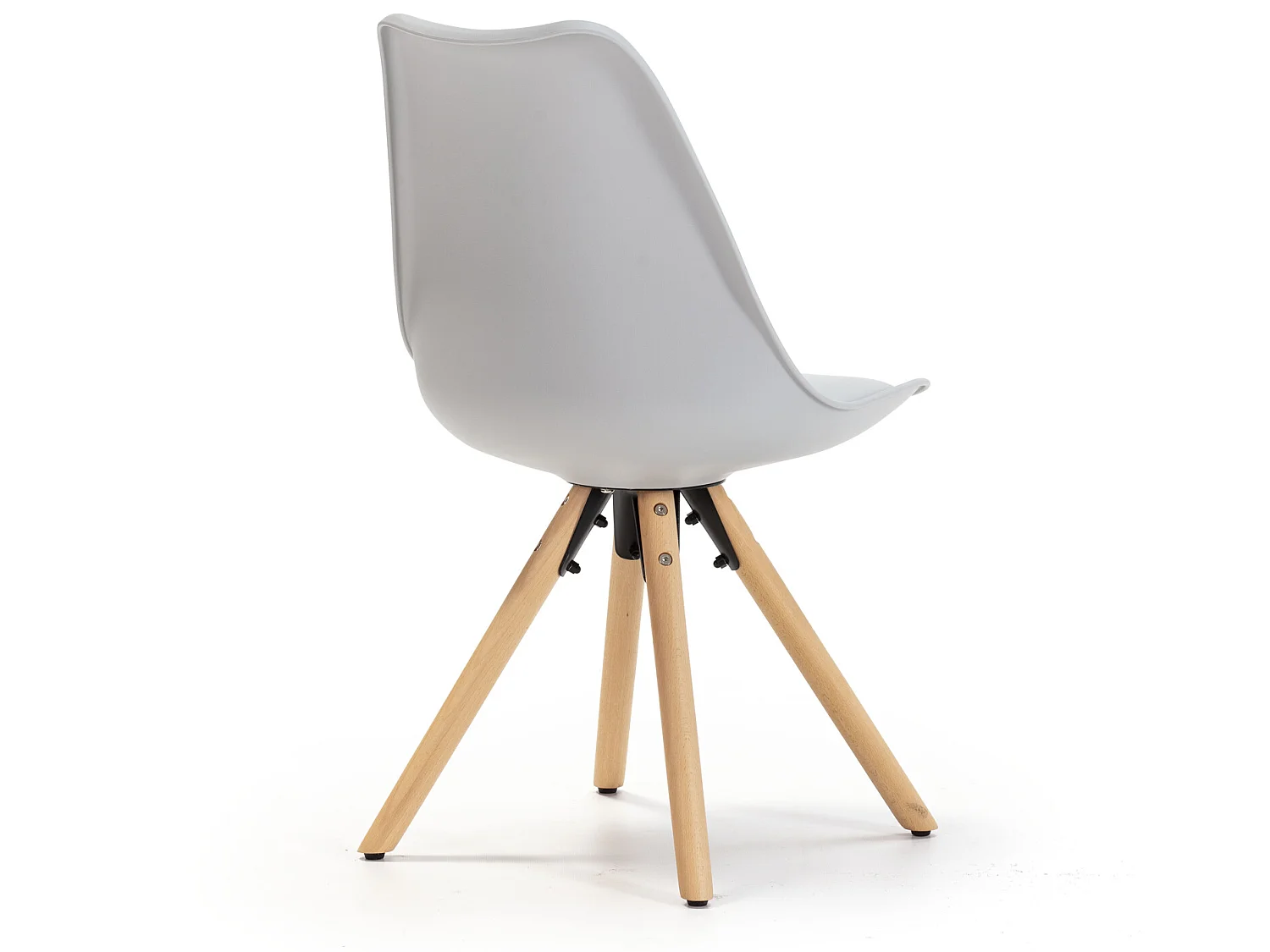 Set van 2 eetkamerstoelen Jeff Nordic Style Grijs, 54 x 49 x 84 cm