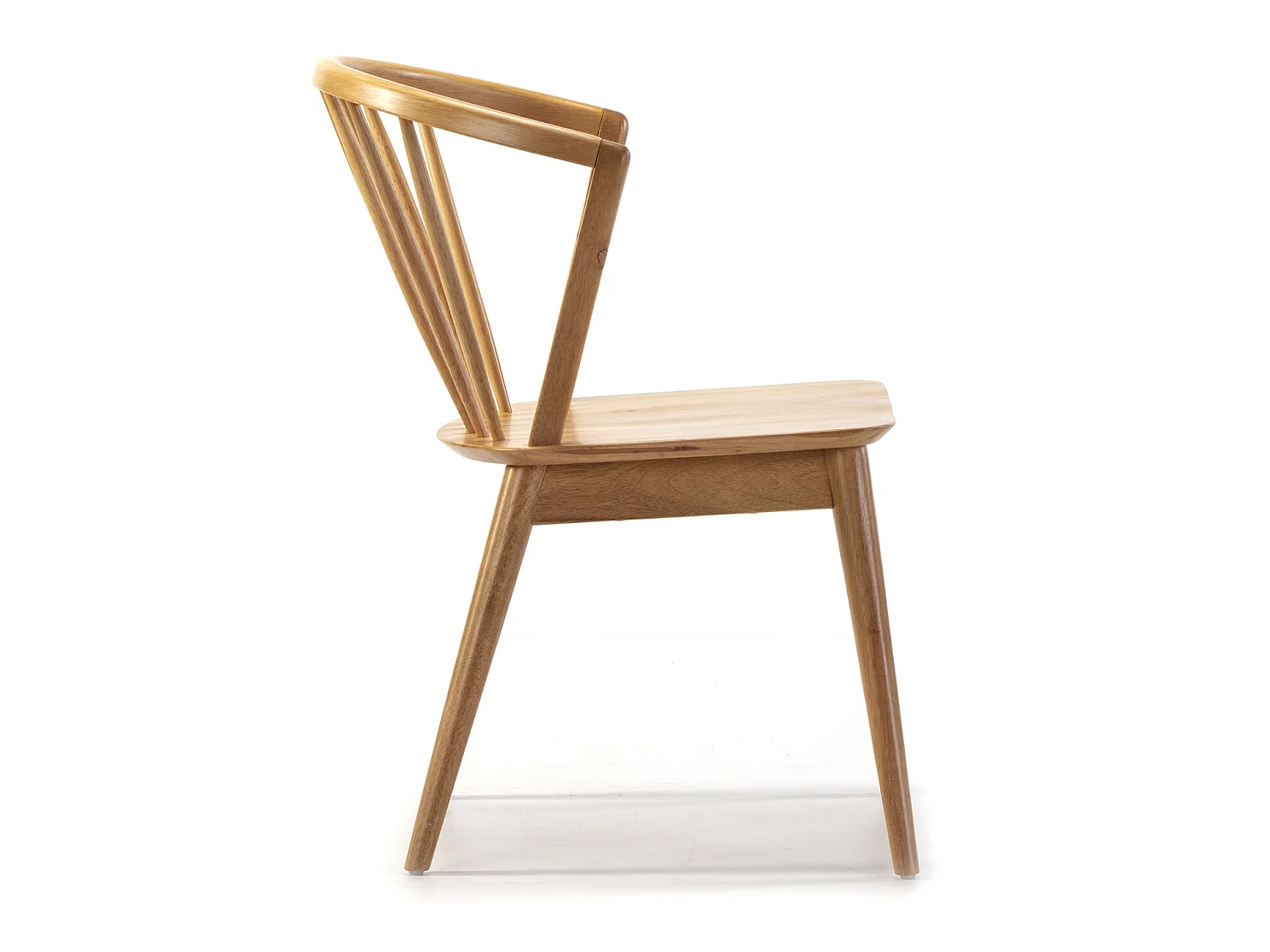 Set van 2 stoelen Mura Kleur Eiken, Massief Hout, 55 x 58,5 x 84 cm