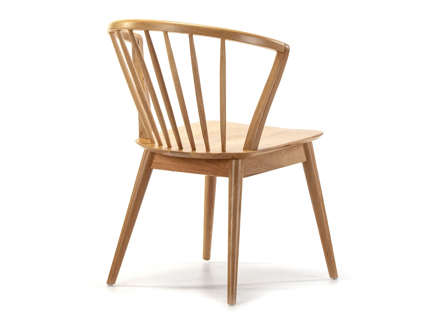 Set van 2 stoelen Mura Kleur Eiken, Massief Hout, 55 x 58,5 x 84 cm