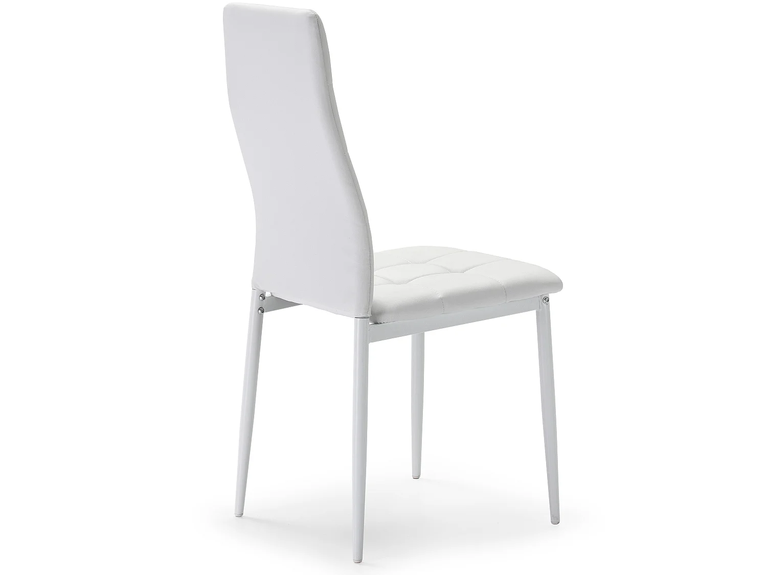 Set di 4 sedie da pranzo Chelsea bianche, 42 x 51 x 97 cm