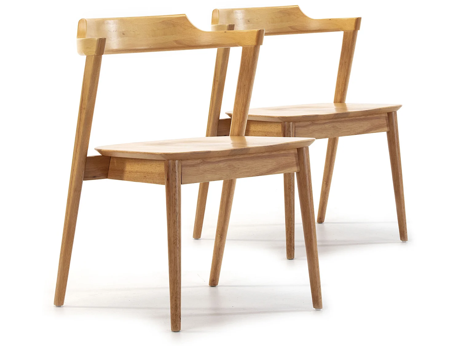 Stuhl-set 2er Venus Eiche Farbe