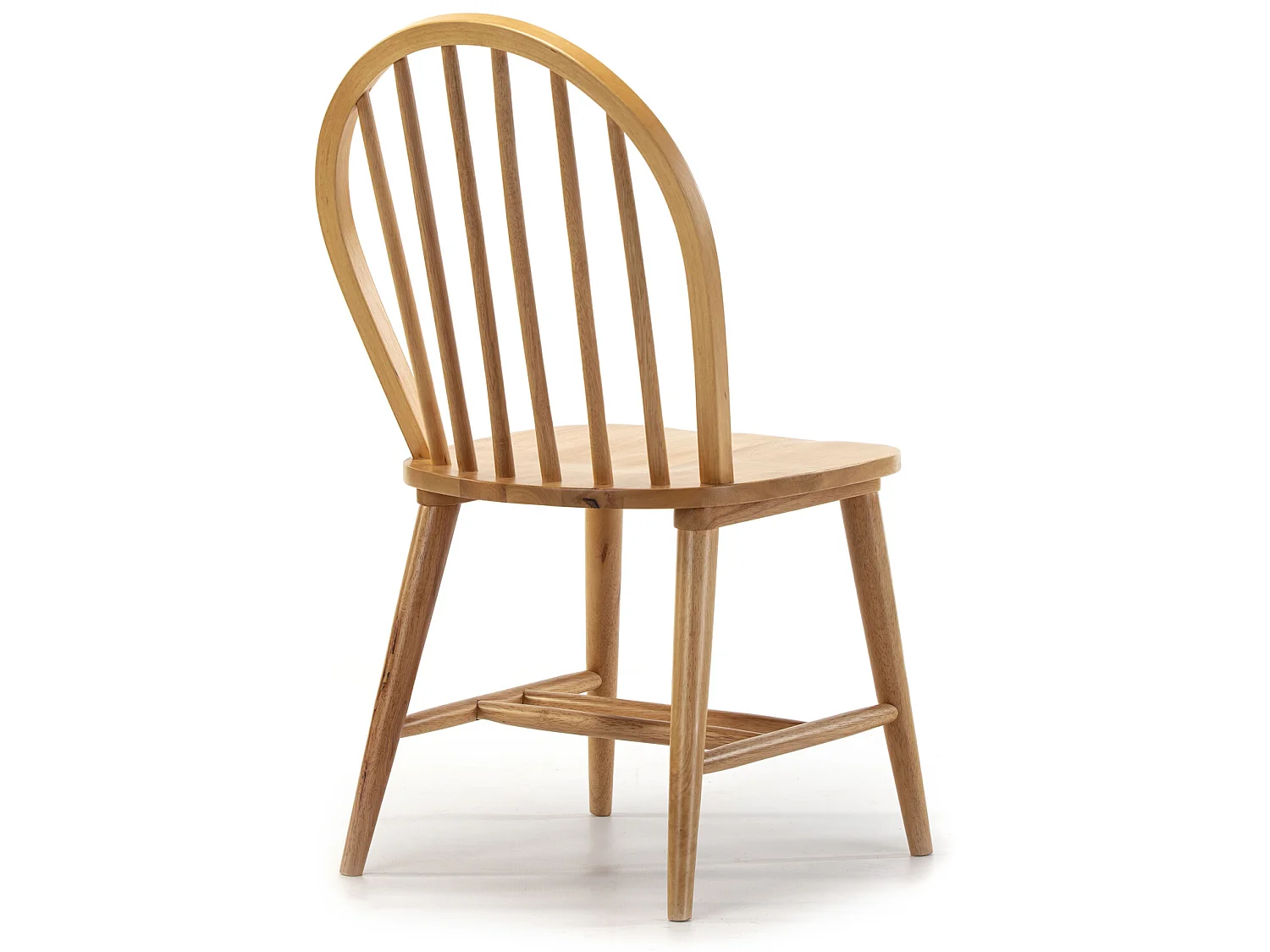 Pack 2 chaises Clarck Couleur Chêne, Bois Massif, 48 cm x 48 cm x 92 cm