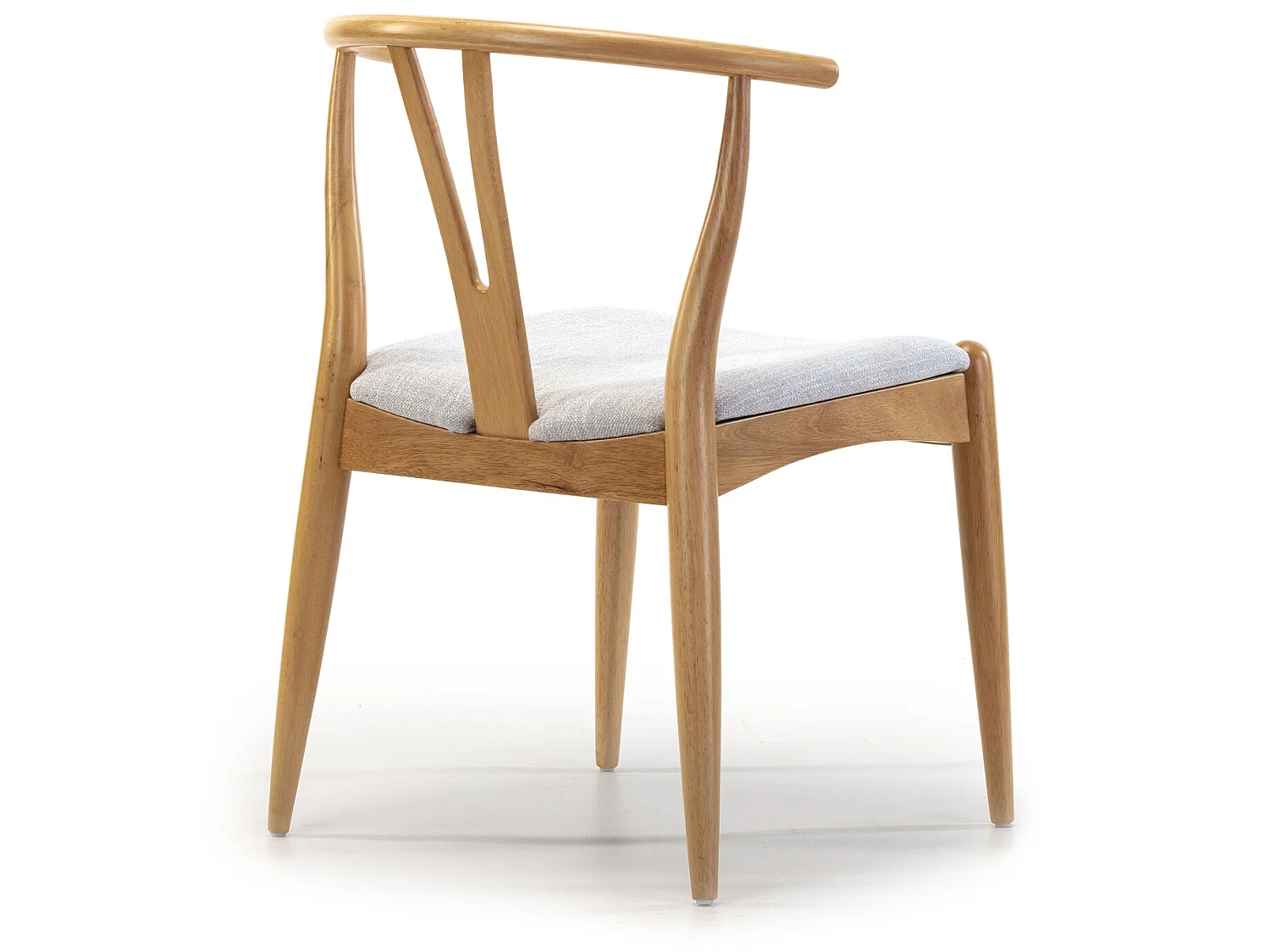 Pack 2 sedie Rustic colore rovere, legno massello, 55 x 54,5 x 76 cm