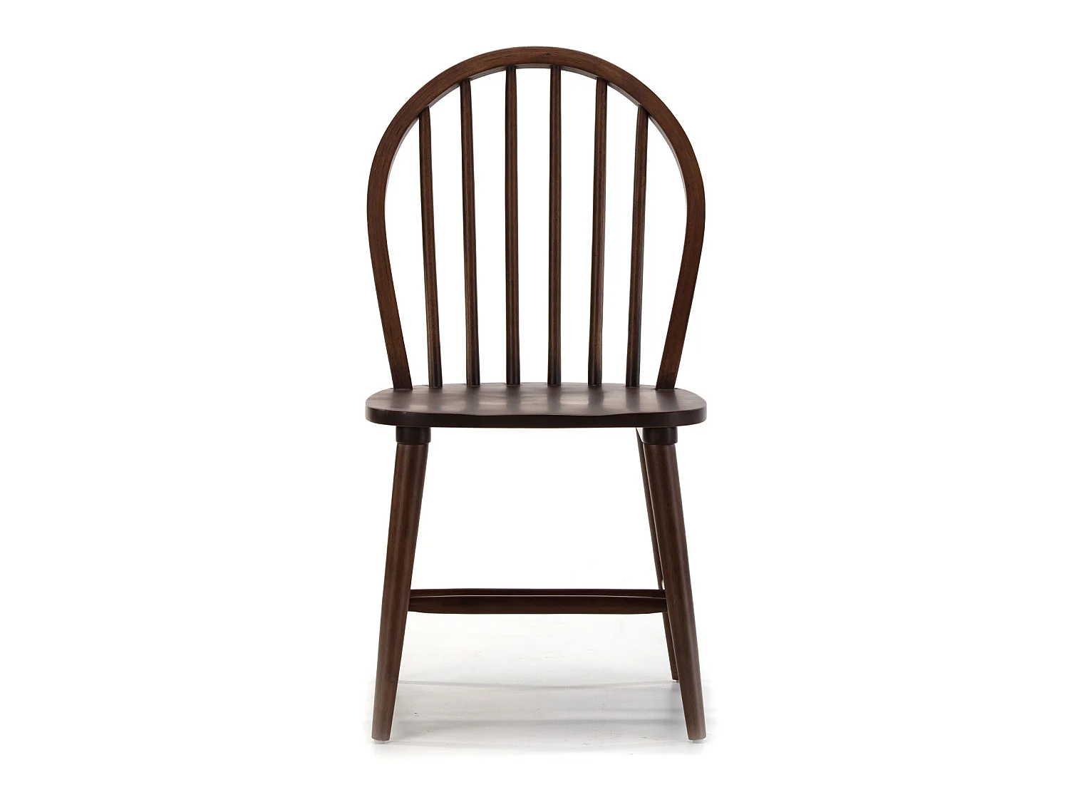 Pack 2 sedie Clarck color noce, legno massello, 48 x 48 x 92 cm