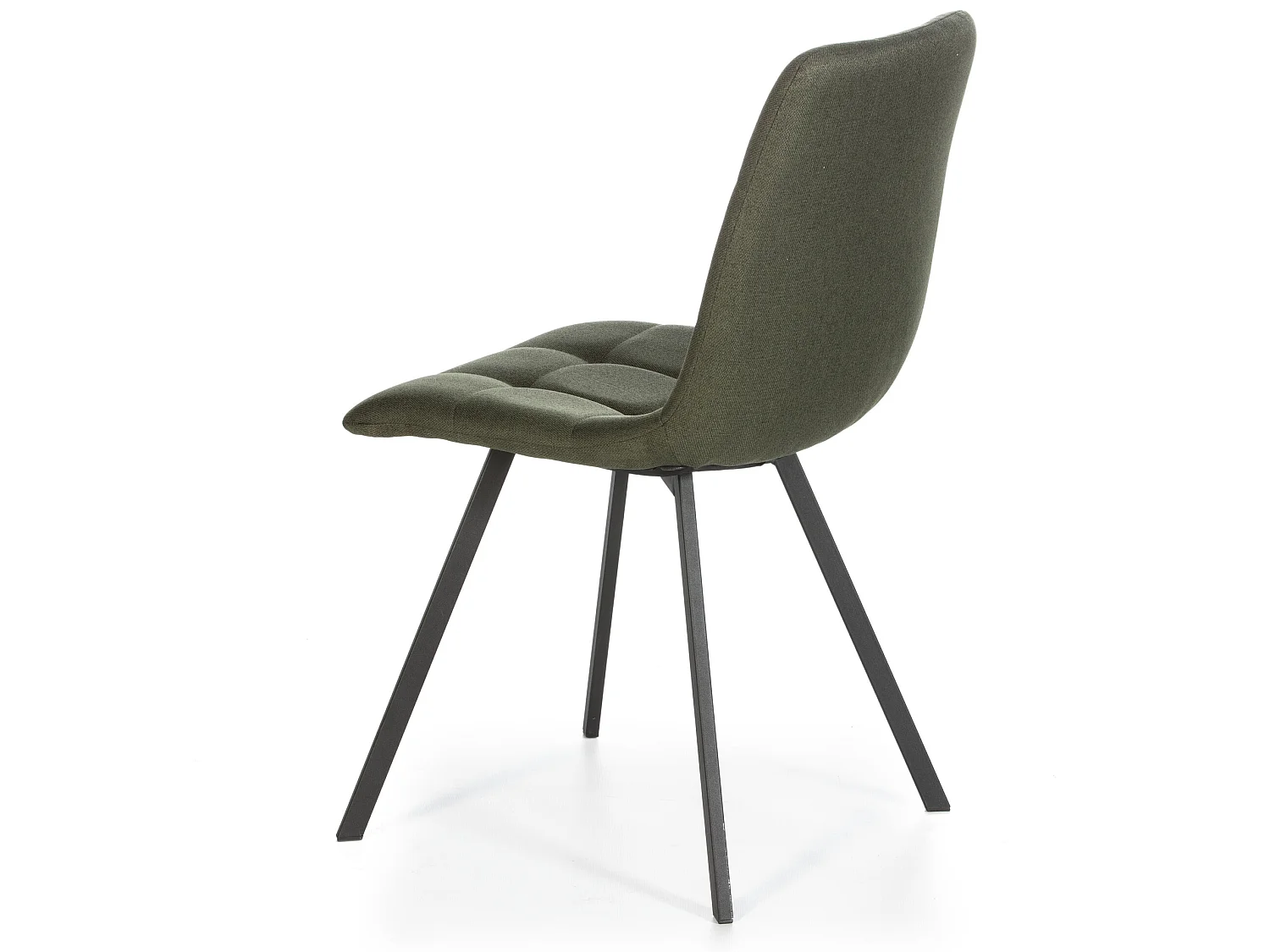 Set de 2 chaises Salle à Manger Mila Tapissées Vert, 58 cm x 45 cm x 90 cm