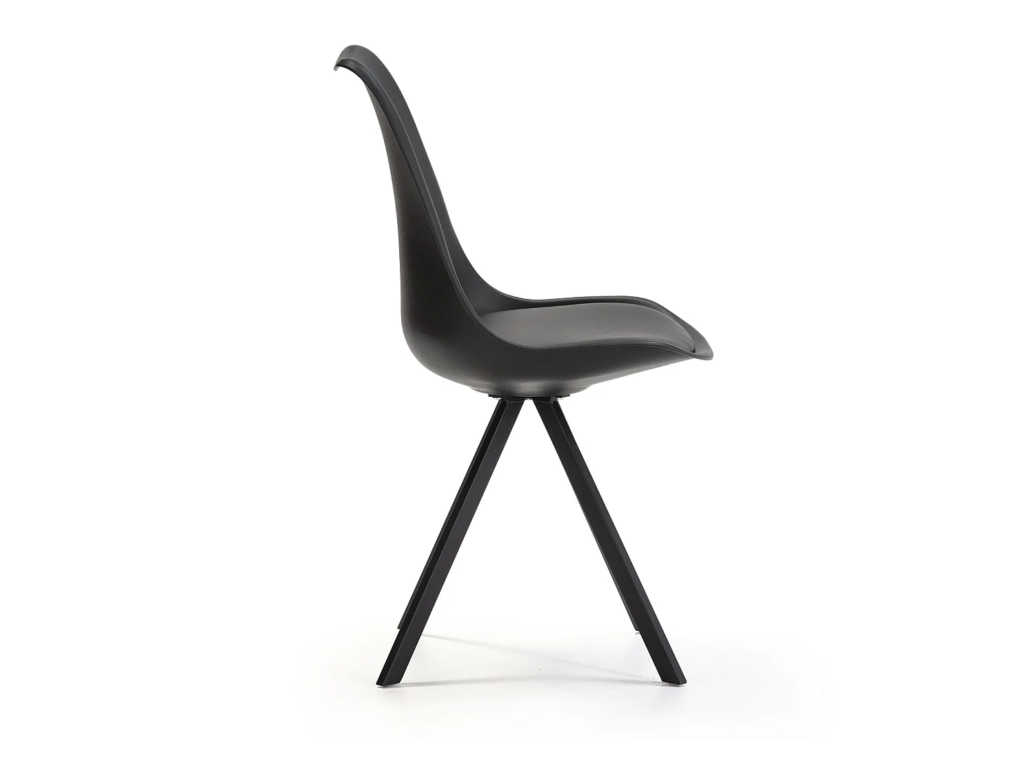 Stuhl-set 2er Cross Schwarz