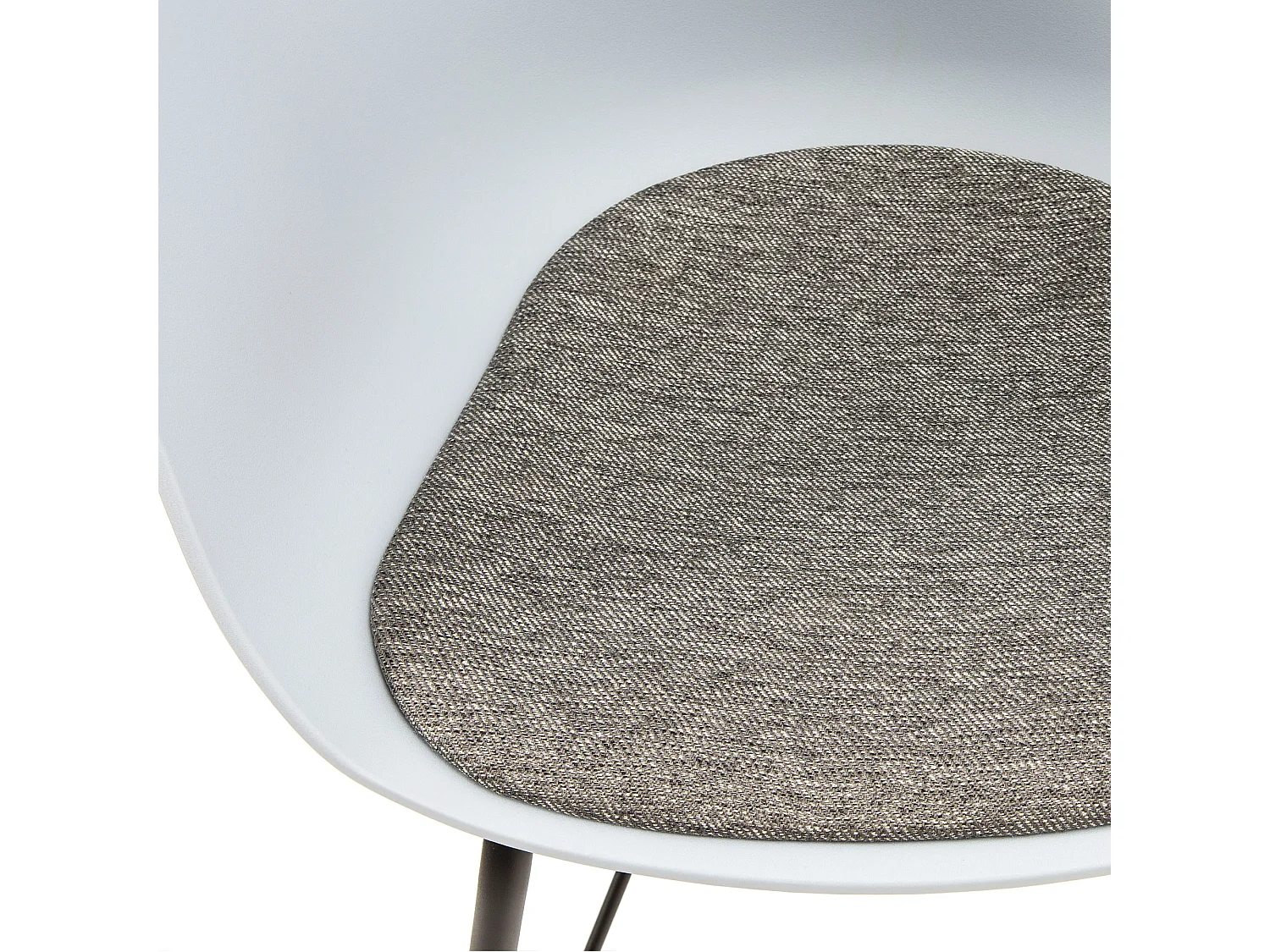 Fauteuil pour Salle à Manger Alba Couleur Bleu, Assise rembourrée