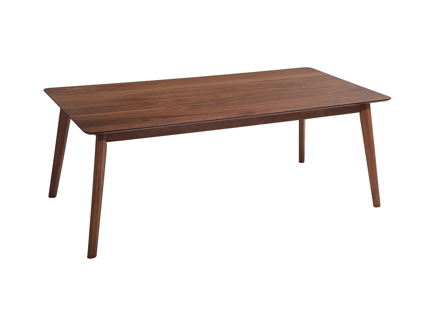 Table de repas MADOX Noyer foncé 200 cm 100 cm