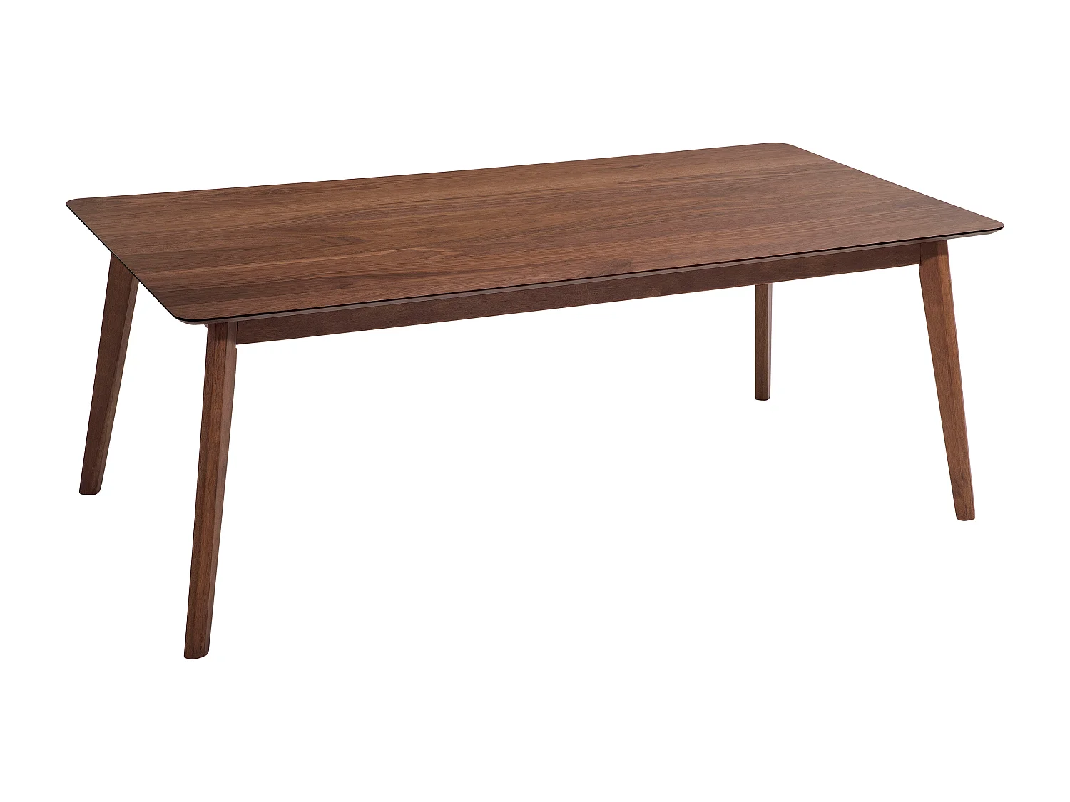 Table de repas MADOX Noyer foncé 200 cm 100 cm