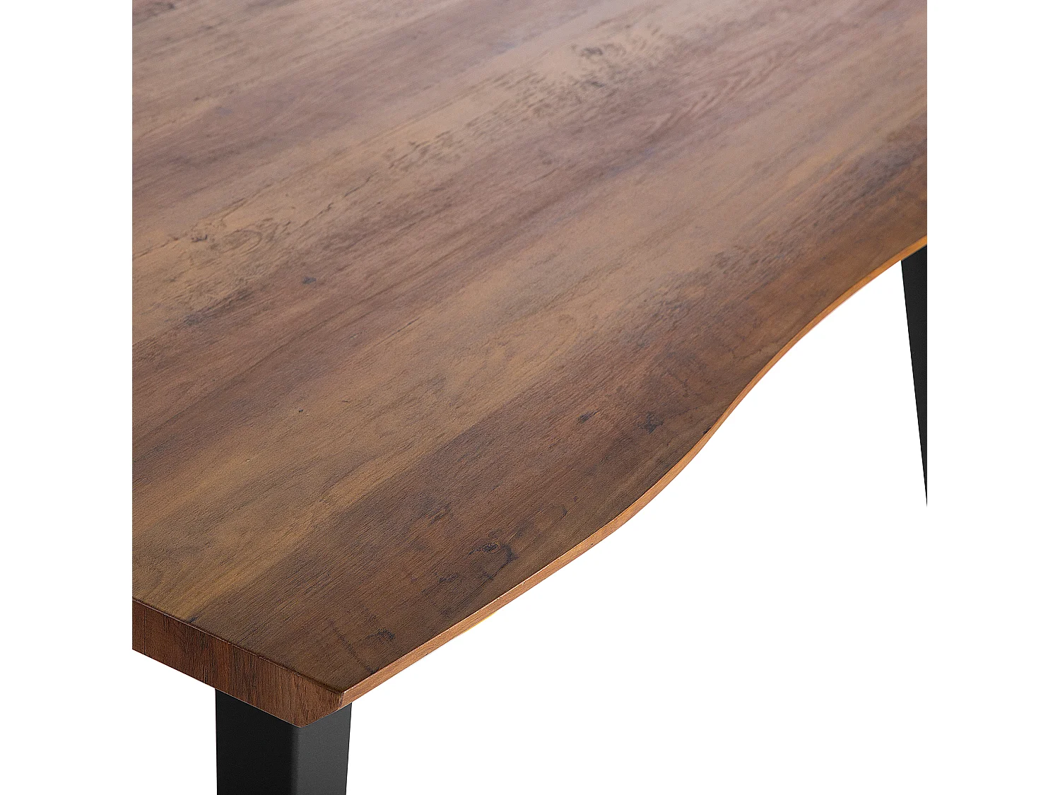 Eettafel WITNEY Donkerbruin 160 cm 90 cm