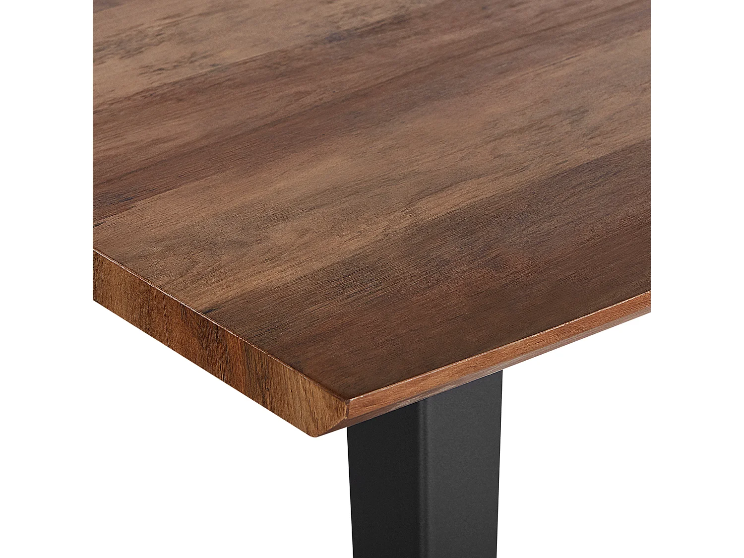 Table de repas WITNEY Marron foncé 160 cm 90 cm
