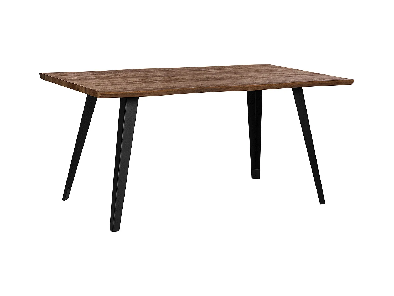 Table de repas WITNEY Marron foncé 160 cm 90 cm