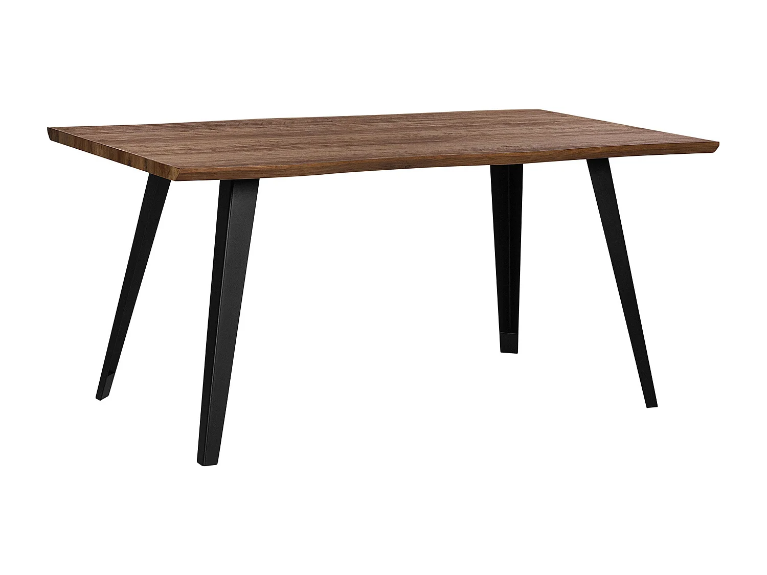 Table de repas WITNEY Marron foncé 160 cm 90 cm