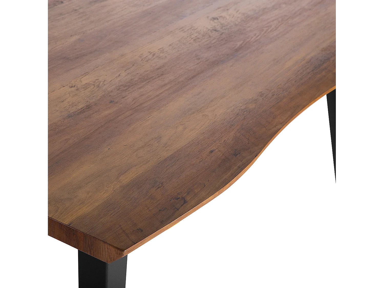 Table de repas WITNEY Marron foncé 160 cm 90 cm