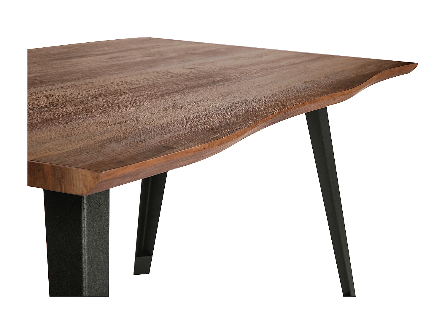 Table de repas WITNEY Marron foncé 160 cm 90 cm