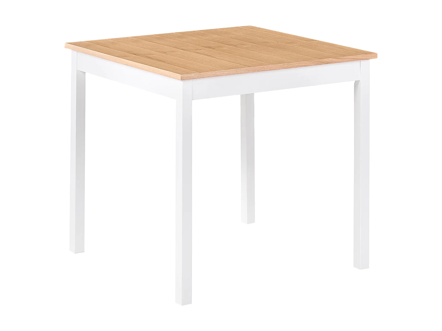 Table de repas BATTERSBY Chêne clair 80 cm 80 cm
