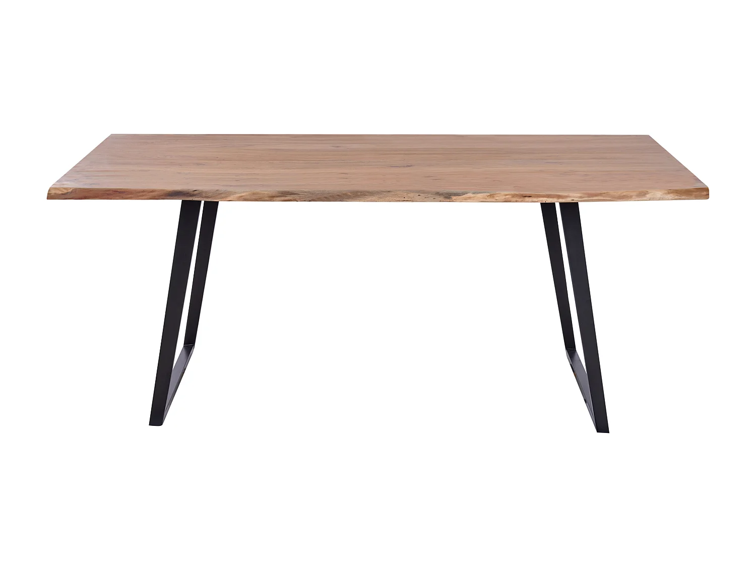 Eettafel JAIPUR Lichtbruin 200 cm 100 cm Acaciahout