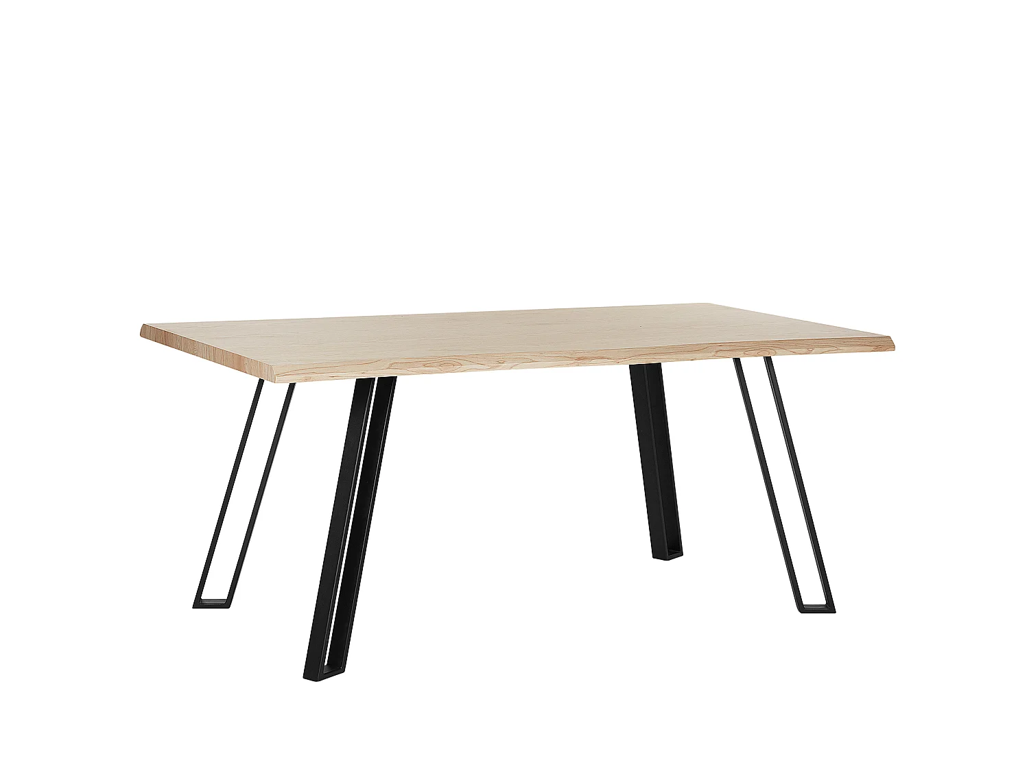 Mesa de comedor GRAHAM Marrón claro 180 cm 90 cm