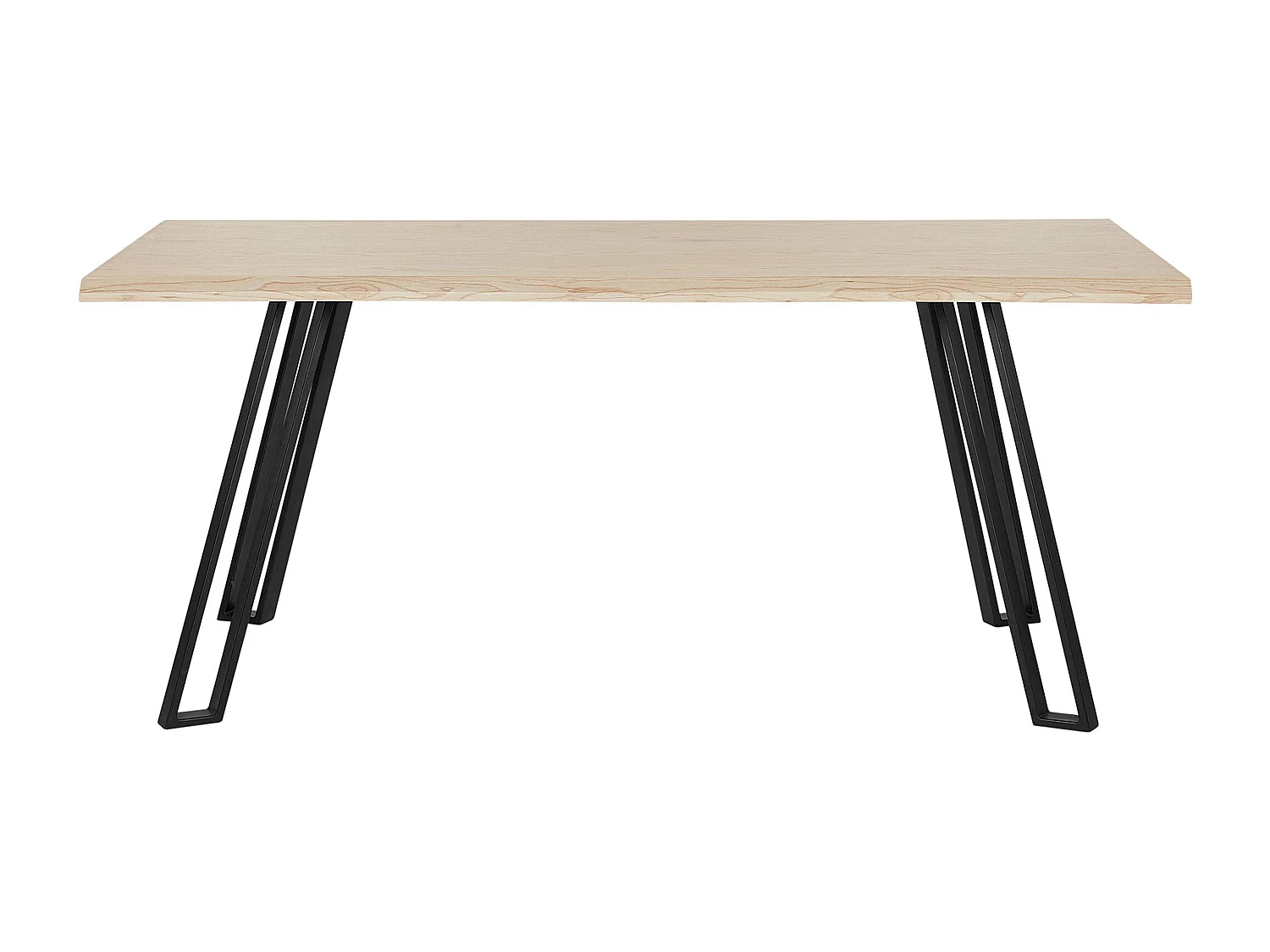 Mesa de comedor GRAHAM Marrón claro 180 cm 90 cm