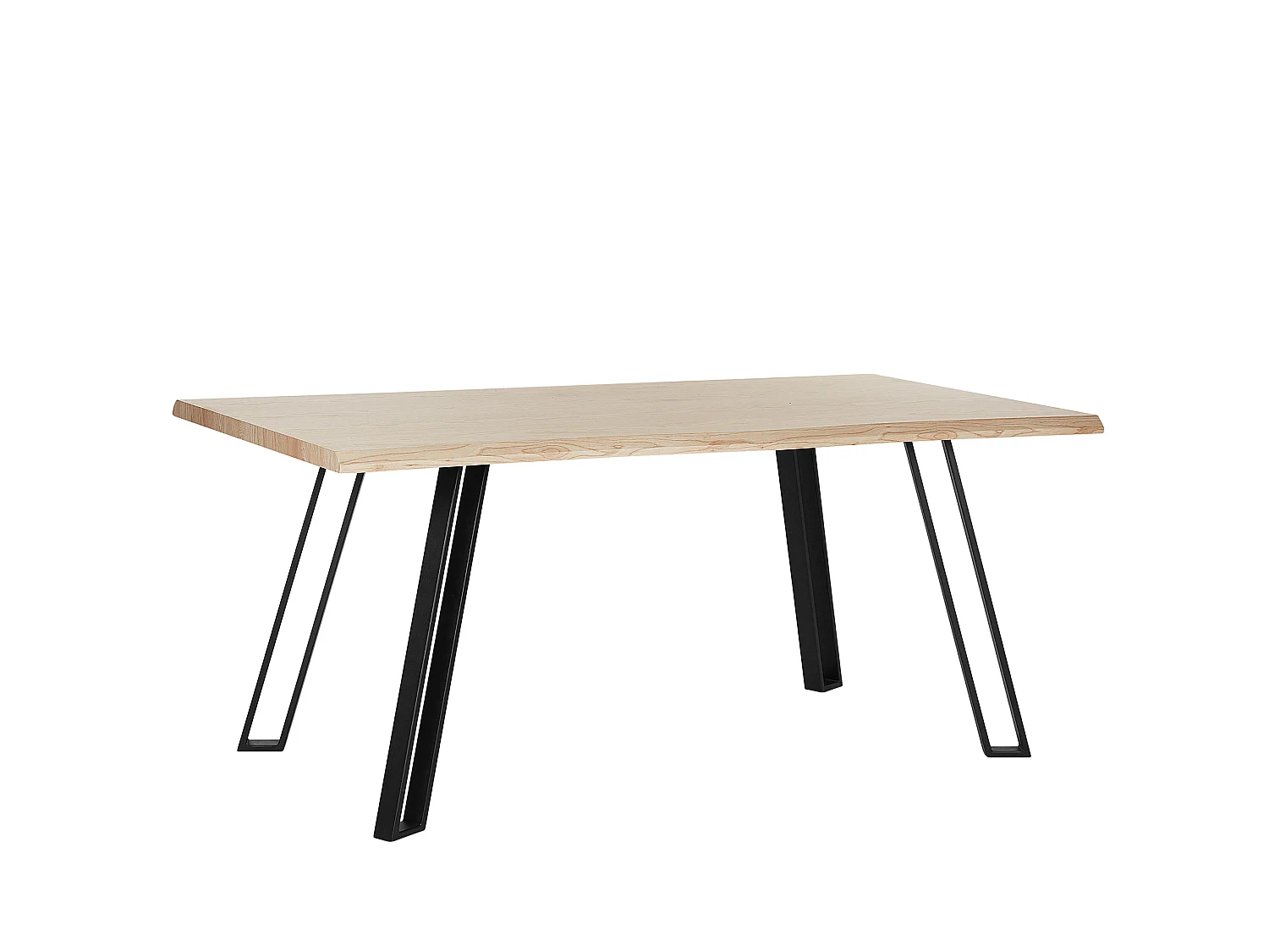 Mesa de comedor GRAHAM Marrón claro 180 cm 90 cm