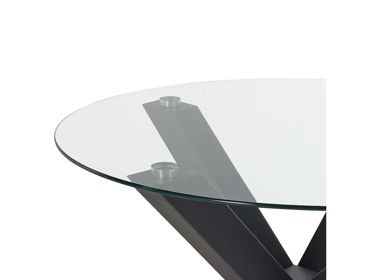 Table de repas OTIUM Noir 100 cm 100 cm