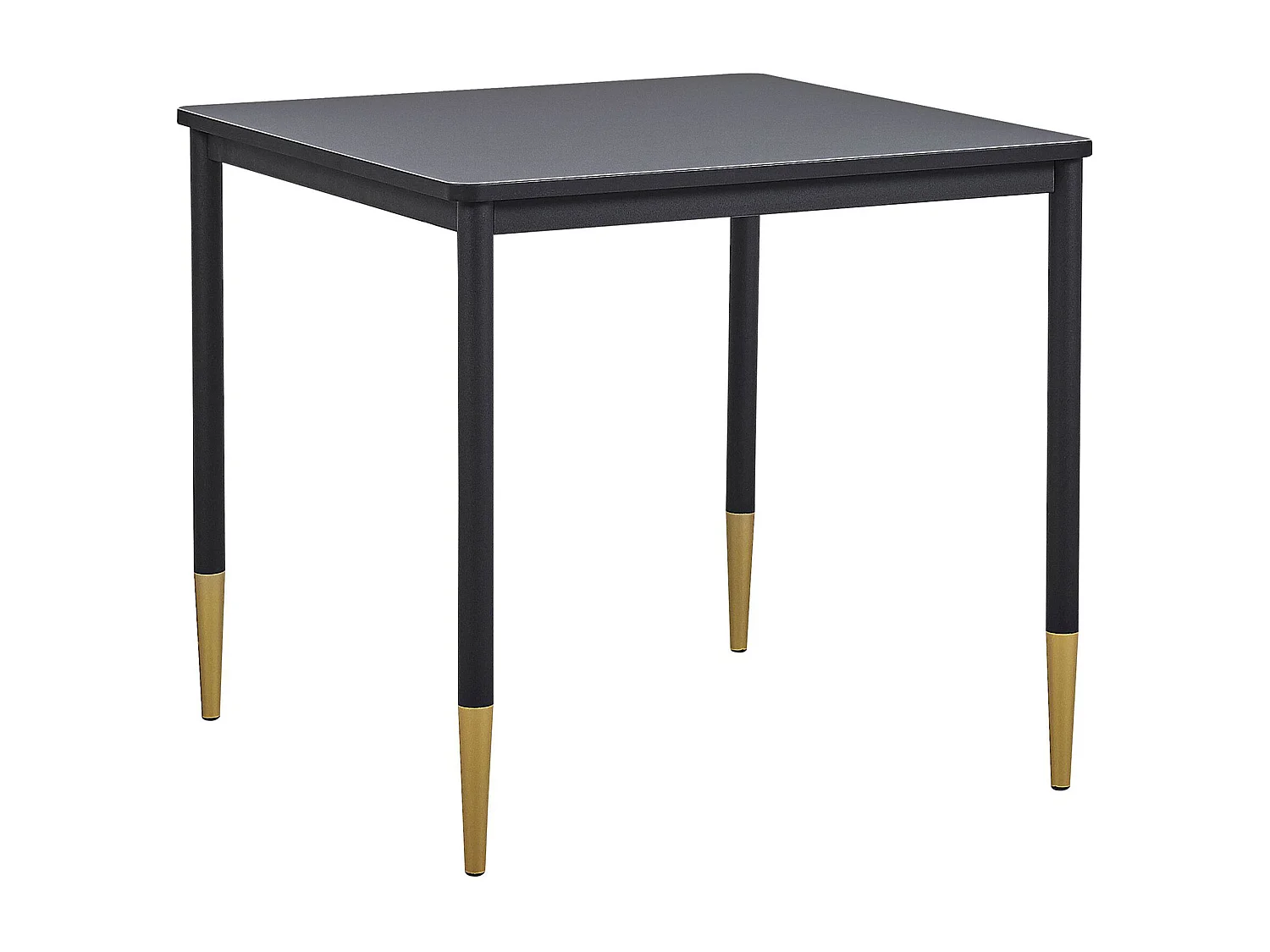 Eettafel SHALFORD Zwart 80 cm 80 cm