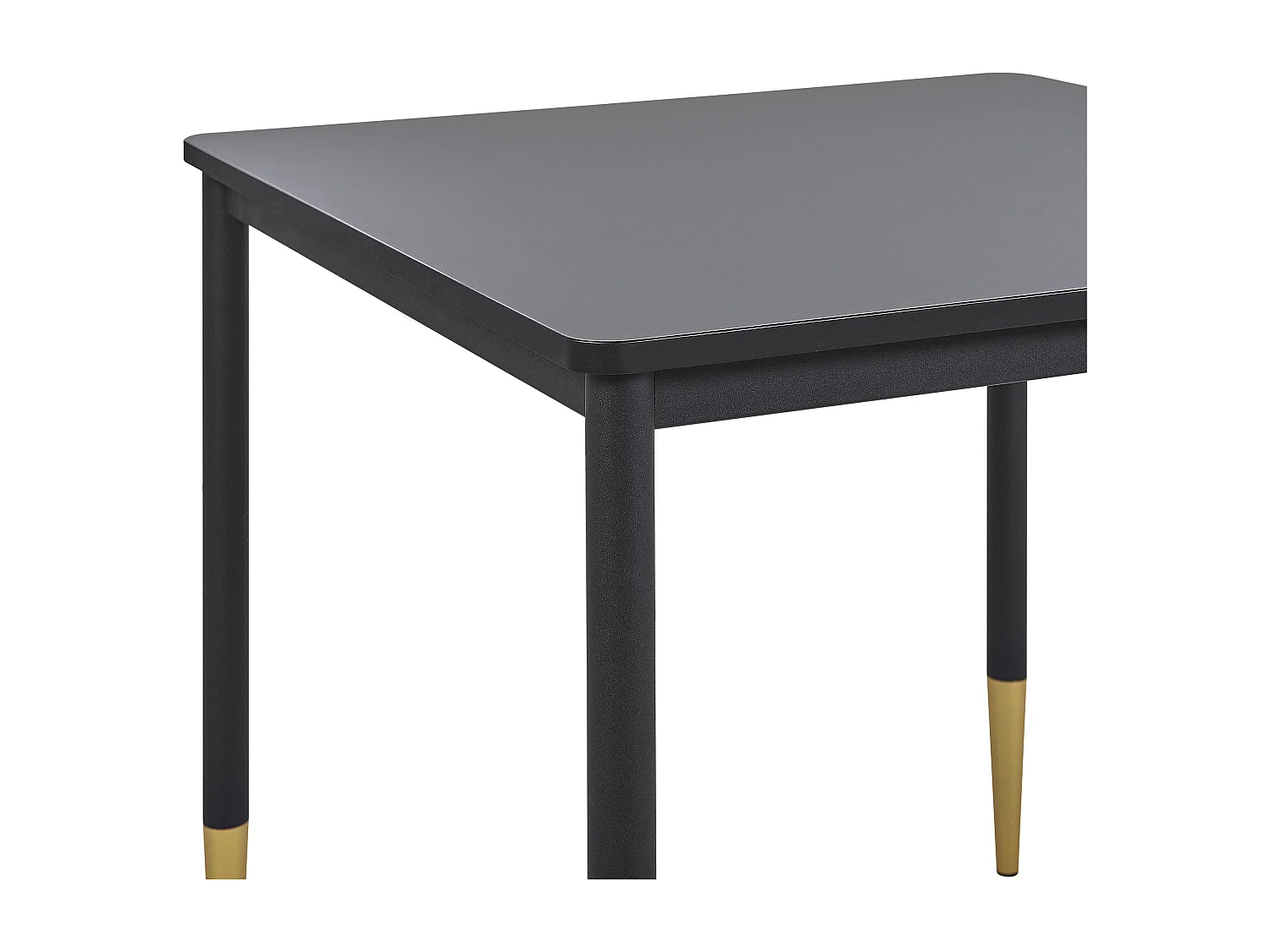 Eettafel SHALFORD Zwart 80 cm 80 cm